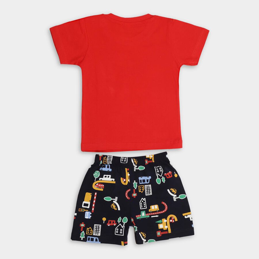 Infants' 100% Cotton Baba Suit , लाल, large image number null