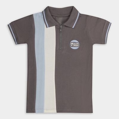 Boys' 100% Cotton Half Sleeves T-Shirt