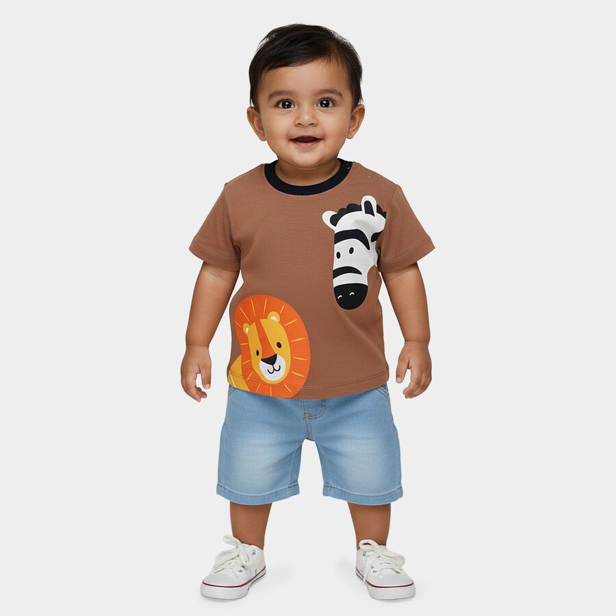 Infants' T-Shirt, Beige, large