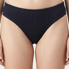 Women's Navy Blue Regular Fit Solid Panty, Navy Blue, small