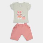 Infants' 100% Cotton Capri Set , Light Green, small image number null