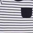 Infants Navy Blue Cotton Round Neck Casual T-Shirt, Navy Blue, small image number null
