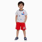 Boys' Knit Baba Suit, लाल, small image number null