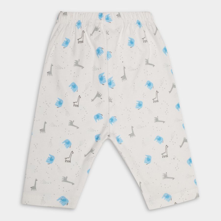 Infants' 100% Cotton Pyjama , Melange Light Grey, large image number null