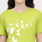Ladies' Round Neck T-Shirt , Neon Green, small