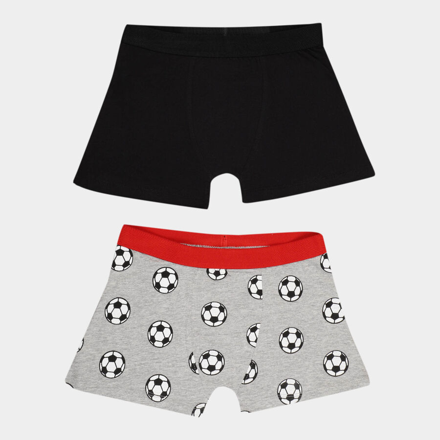 Boys Solid Brief, Black, large image number null