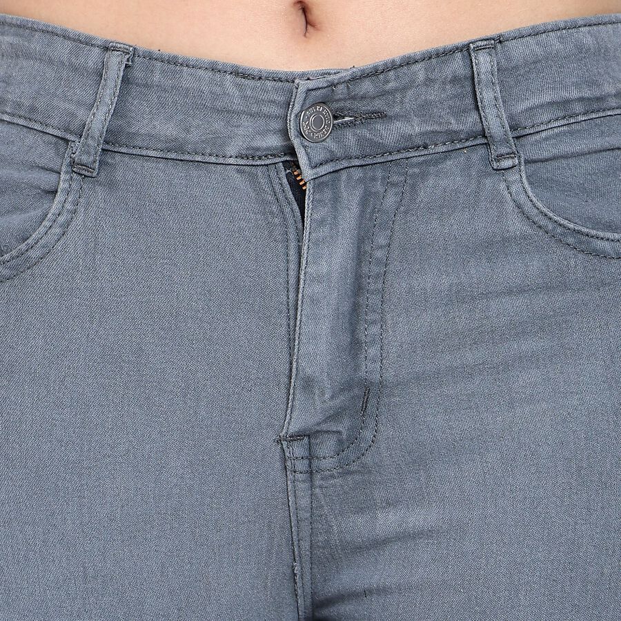 Ladies' Jeans, गहरा ग्रे, large image number null
