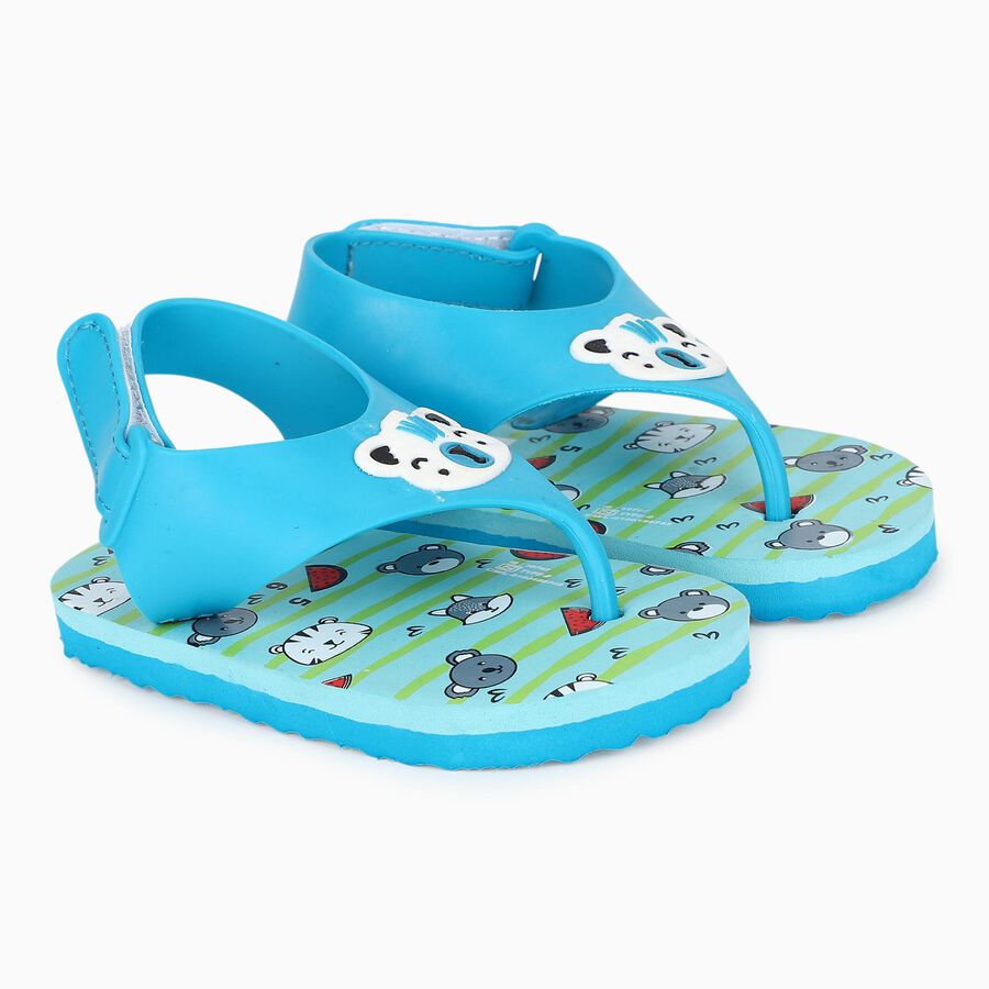 Boys' Slipper, Green, large