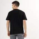 Men's 100% Cotton Round Neck Half Sleeves T-Shirt, Black, small image number null