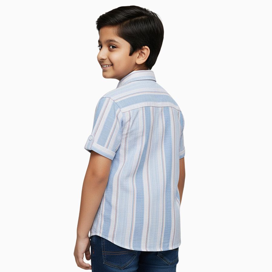 Boys' Casual Shirt, हल्का नीला, large image number null