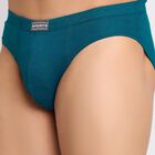 Men's 100% Cotton Briefs, Teal Blue, small image number null