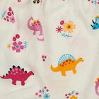 Infants White Regular Fit Solid Bloomers, ऑफ व्हाइट, small