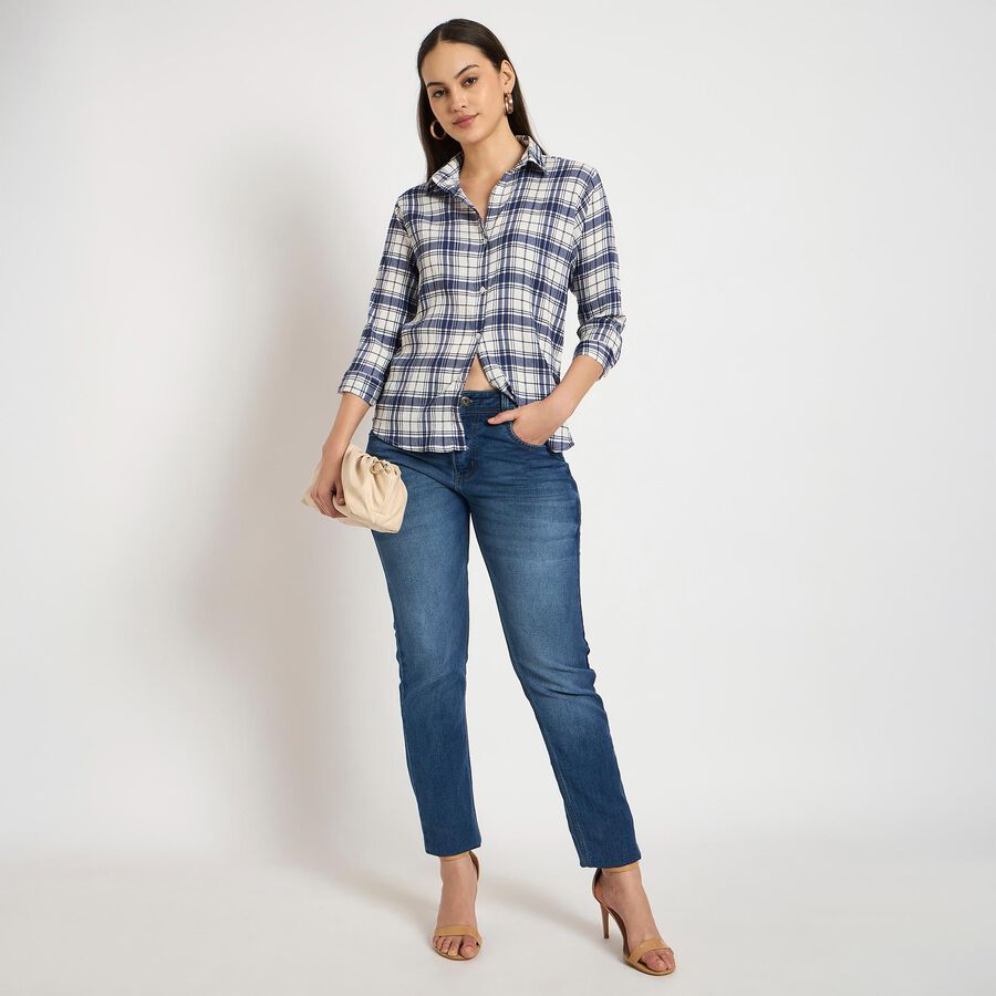 Ladies' Shirt , ऑफ व्हाइट, large image number null