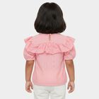 Girls' T-Shirt, हल्का गुलाबी, small image number null