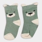 Infants Socks (Pack of 2), Olive, small image number null