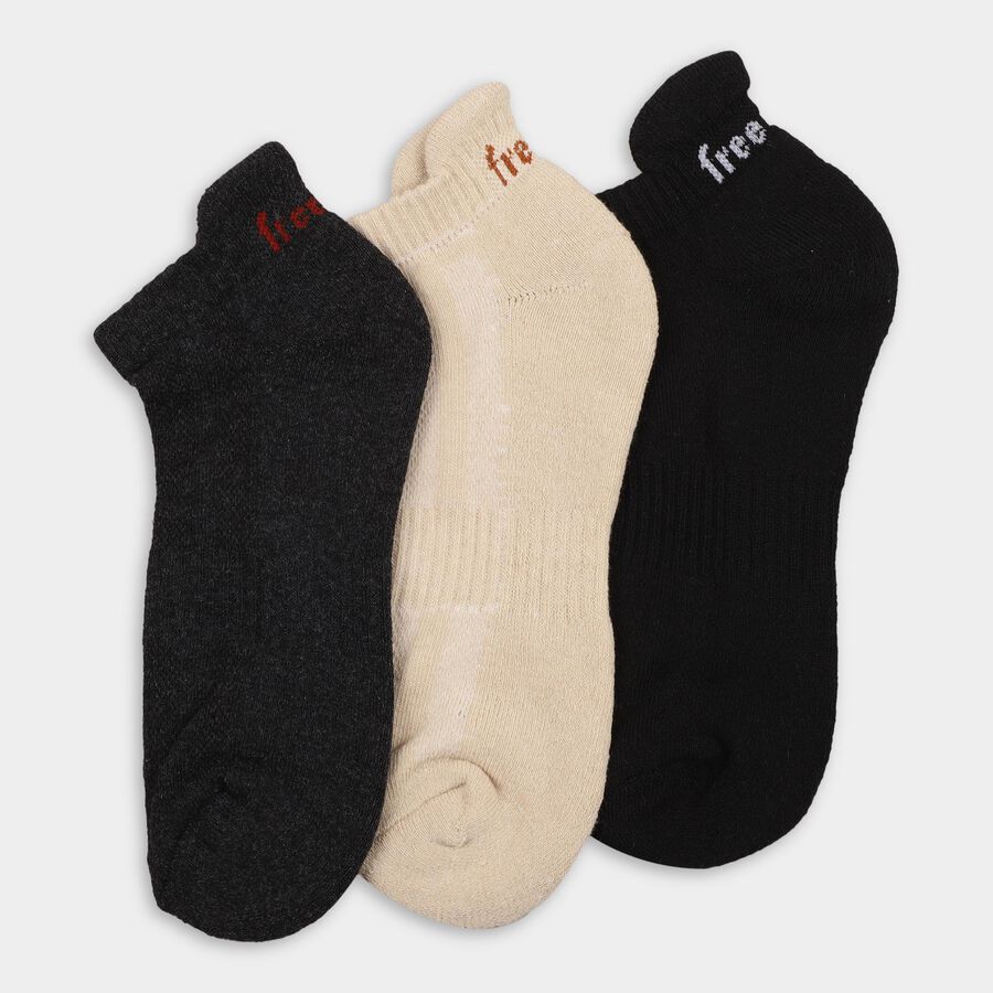 Ladies' Socks (Pack of 3), Assorted, large image number null