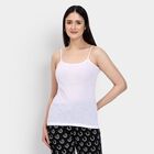 Ladies' 100% Cotton Slips , White, small
