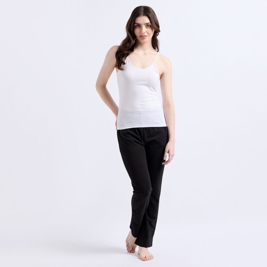 Ladies' 100% Cotton Slips, White, large image number null