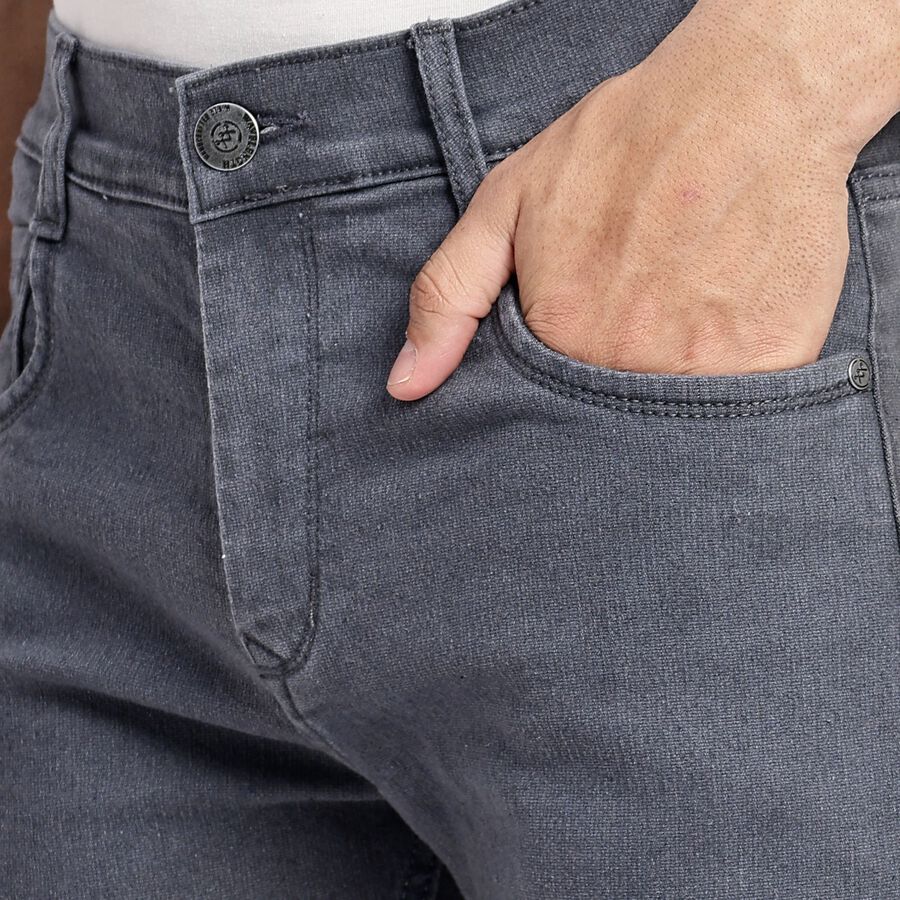 Men's Slim Fit Jeans, Light Grey, large image number null