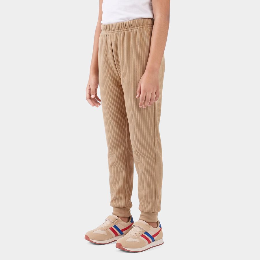 Girls' Brown Long Johns Thermal, भूरा, large