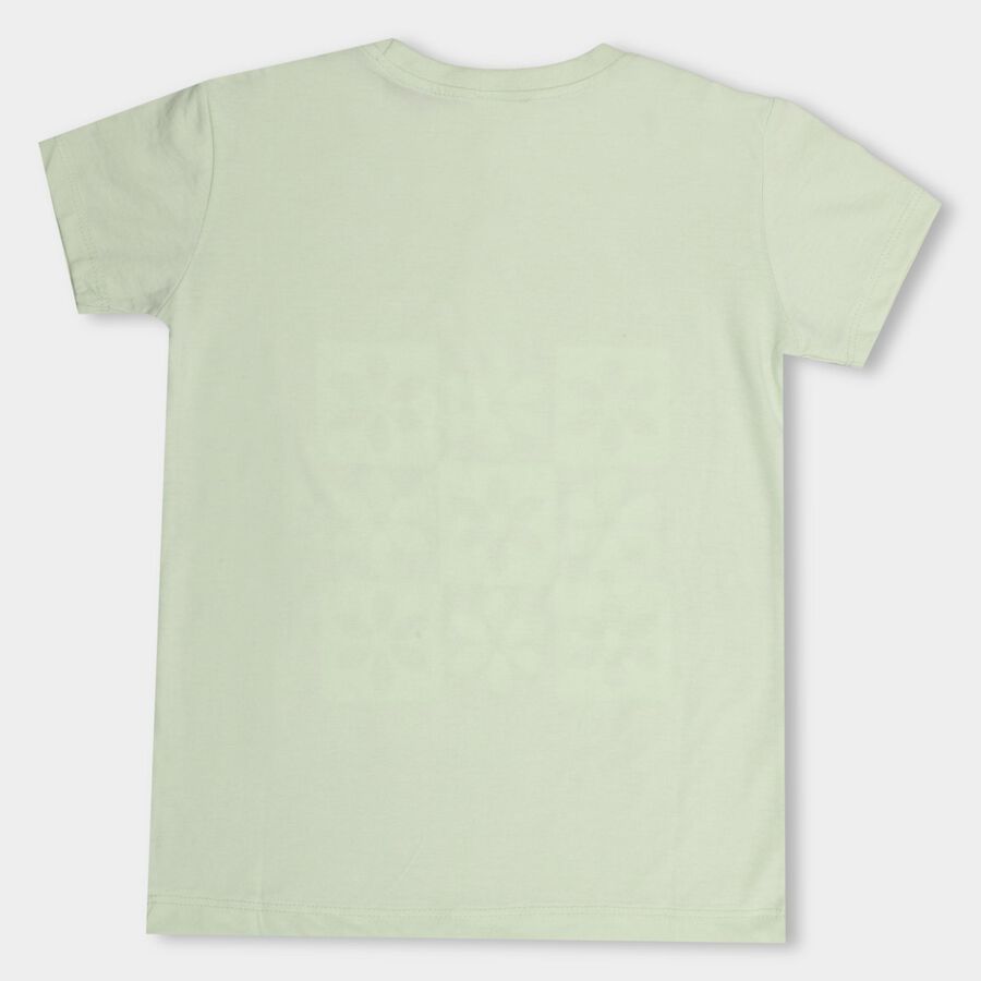 Girls' T-Shirt , हल्का हरा, large image number null