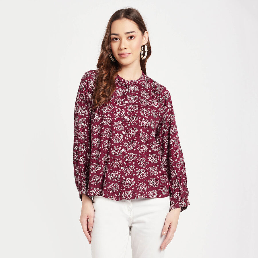 All Over Print Shirt, Wine, large image number null