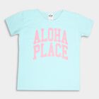 Girls' T-Shirt, एक्वा, small image number null