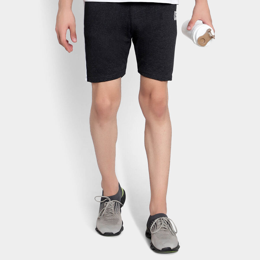 Cut & Sew Bermuda, Dark Grey, large image number null