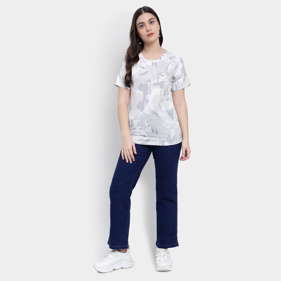 Round Neck T-Shirt, Light Grey, large image number null
