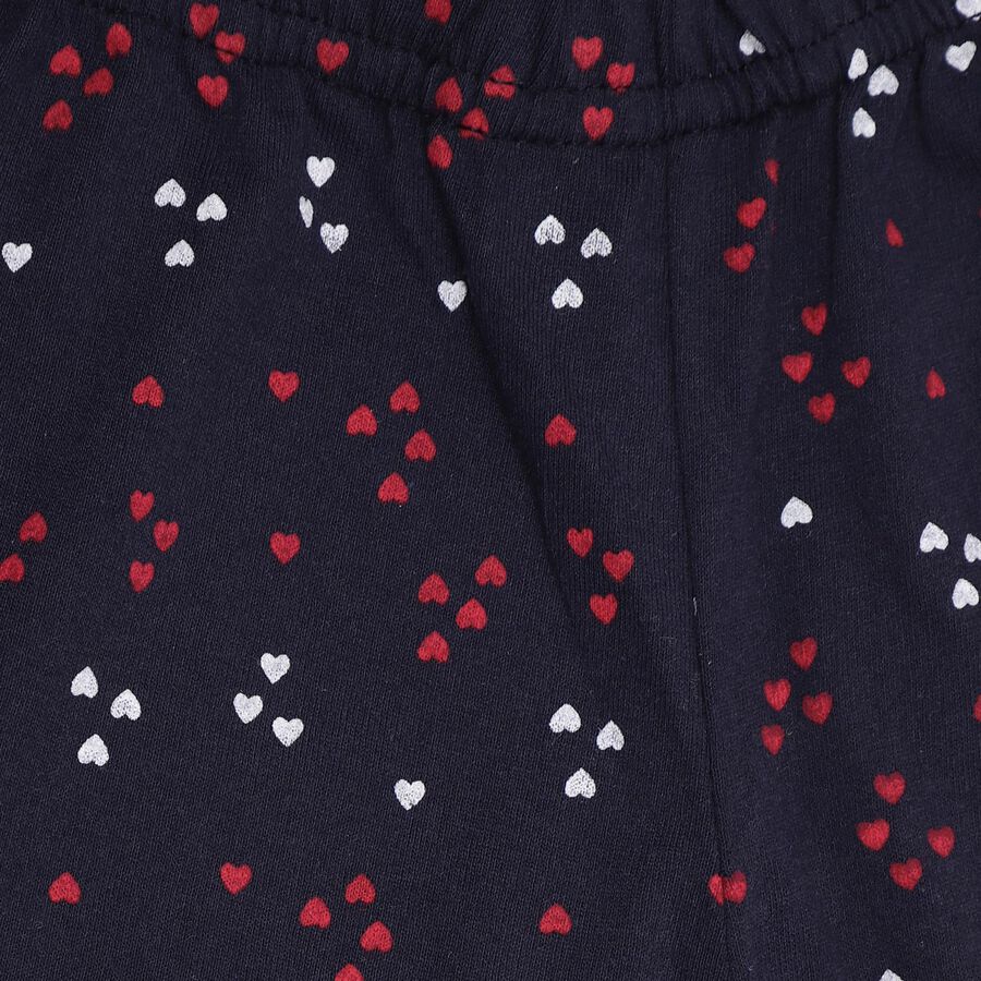 Girls' Pyjama, नेवी ब्लू, large