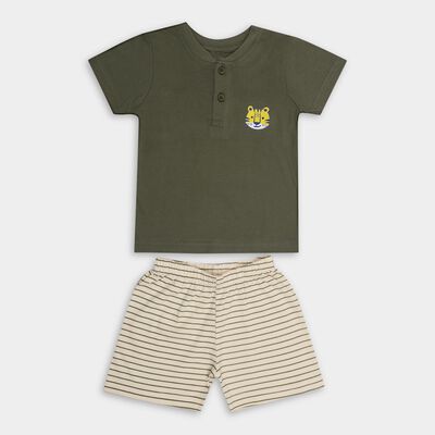 Infant Boys' 100% Cotton Baba Suit