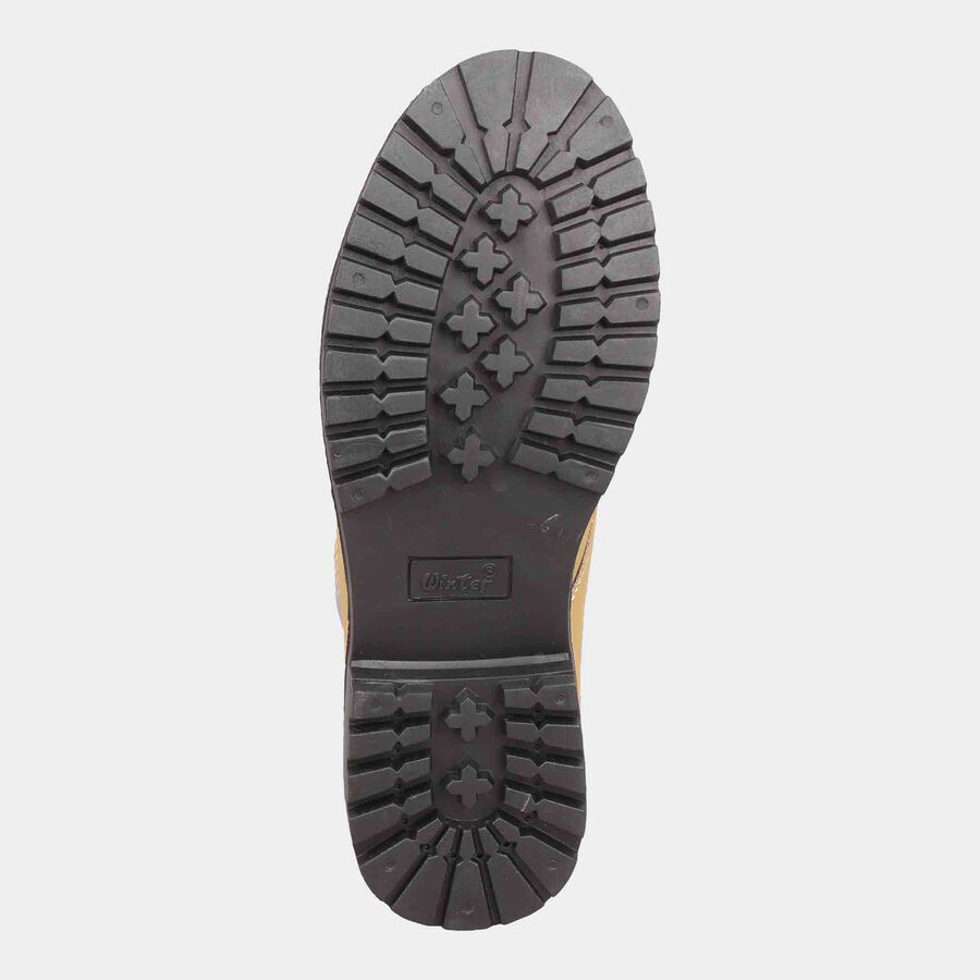 Men Solid Lace-Ups Casual Shoes, Beige, large image number null