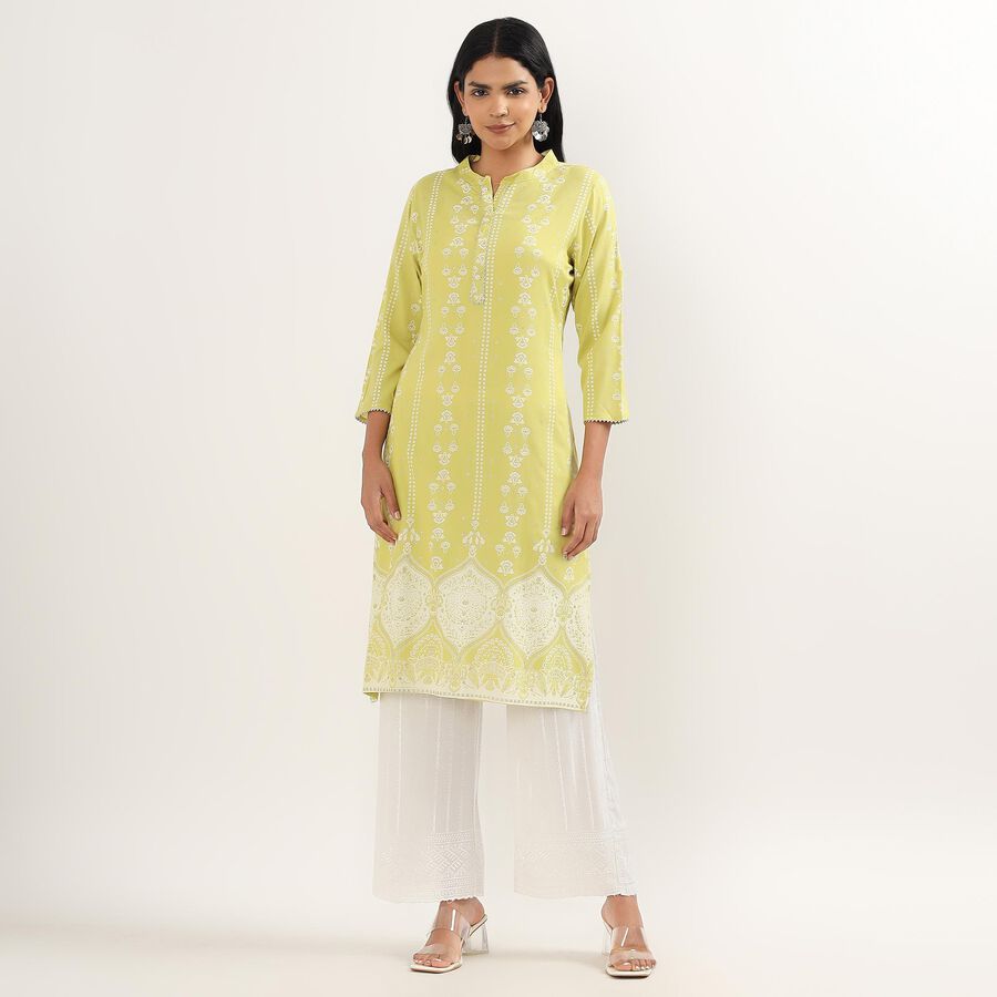 Ladies' Kurta, हल्का हरा, large image number null