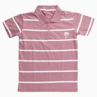 Boys Bright Rose Pink Cotton Crew Neck Streetwear T-Shirt, गुलाबी, small