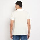 Men's Collared Half Sleeves T-Shirt , White, small image number null