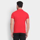 Men's Collared Half Sleeves T-Shirt , Red, small image number null