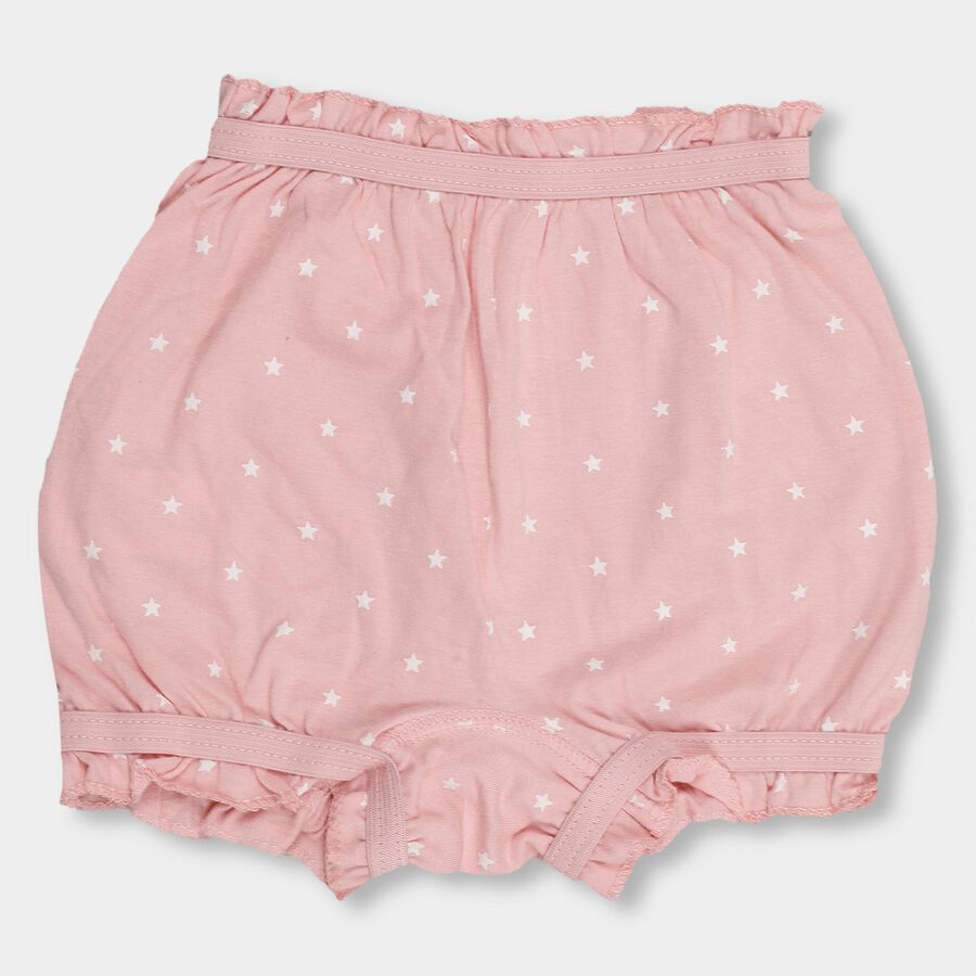 Girls' 100% Cotton Bloomer , Light Pink, large