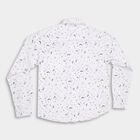 Boy's 100% Cotton Casual Shirt, White, small image number null