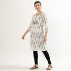 Ladies' 100% Cotton Kurta , Off White, small image number null