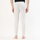 Men's Light Grey Cotton Blend Thermal Lower, Melange Light Grey, small image number null