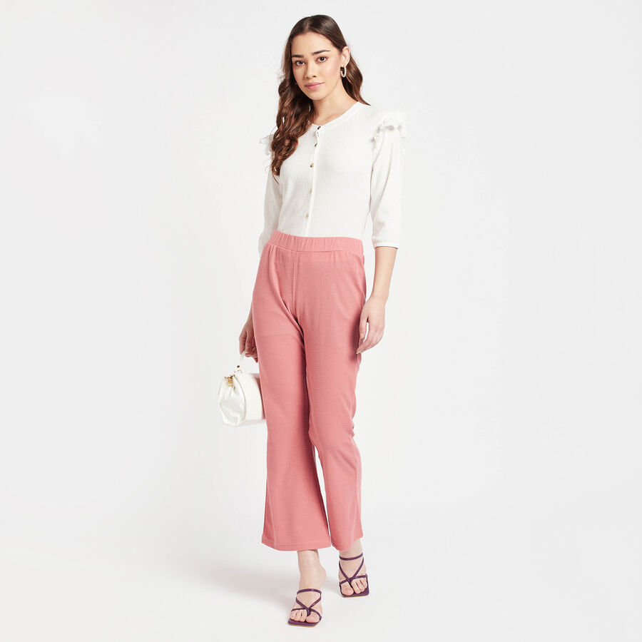 Solid Trousers, Pink, large image number null