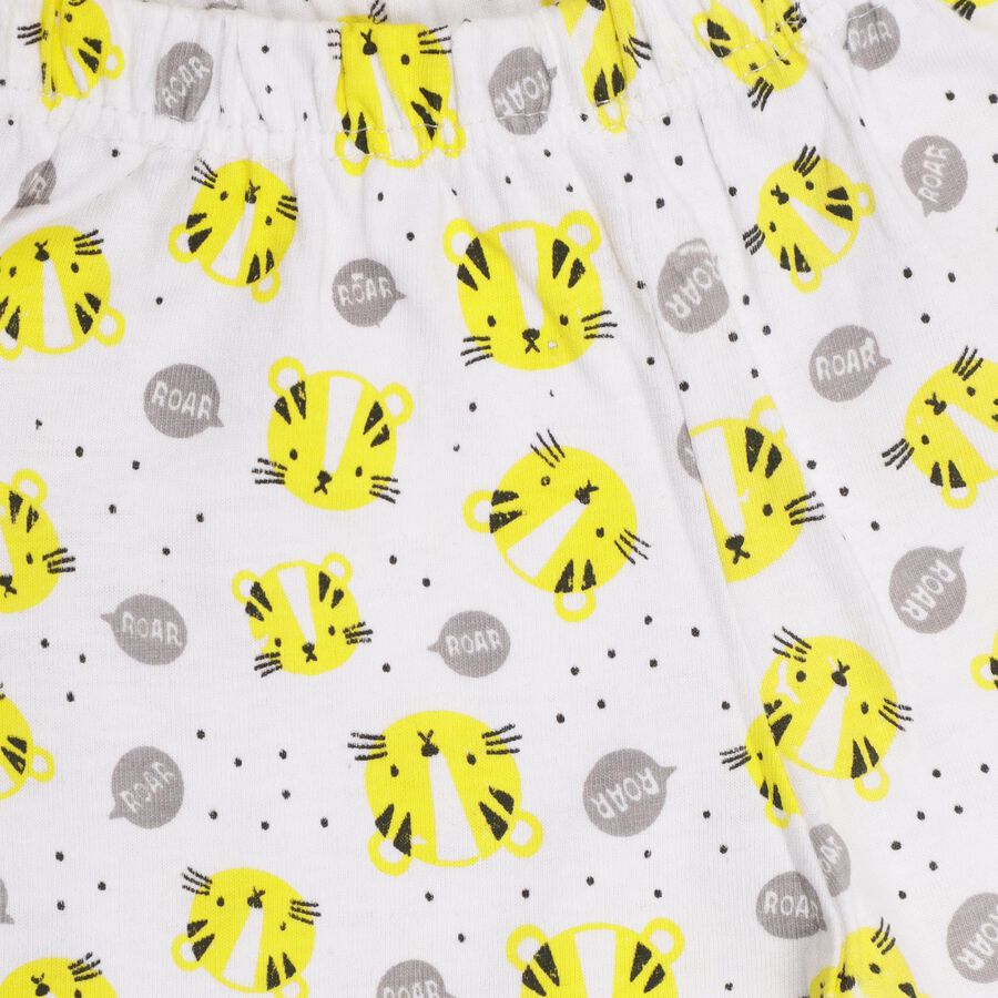 Infant Boys' 100% Cotton Baba Suit, Yellow, large image number null