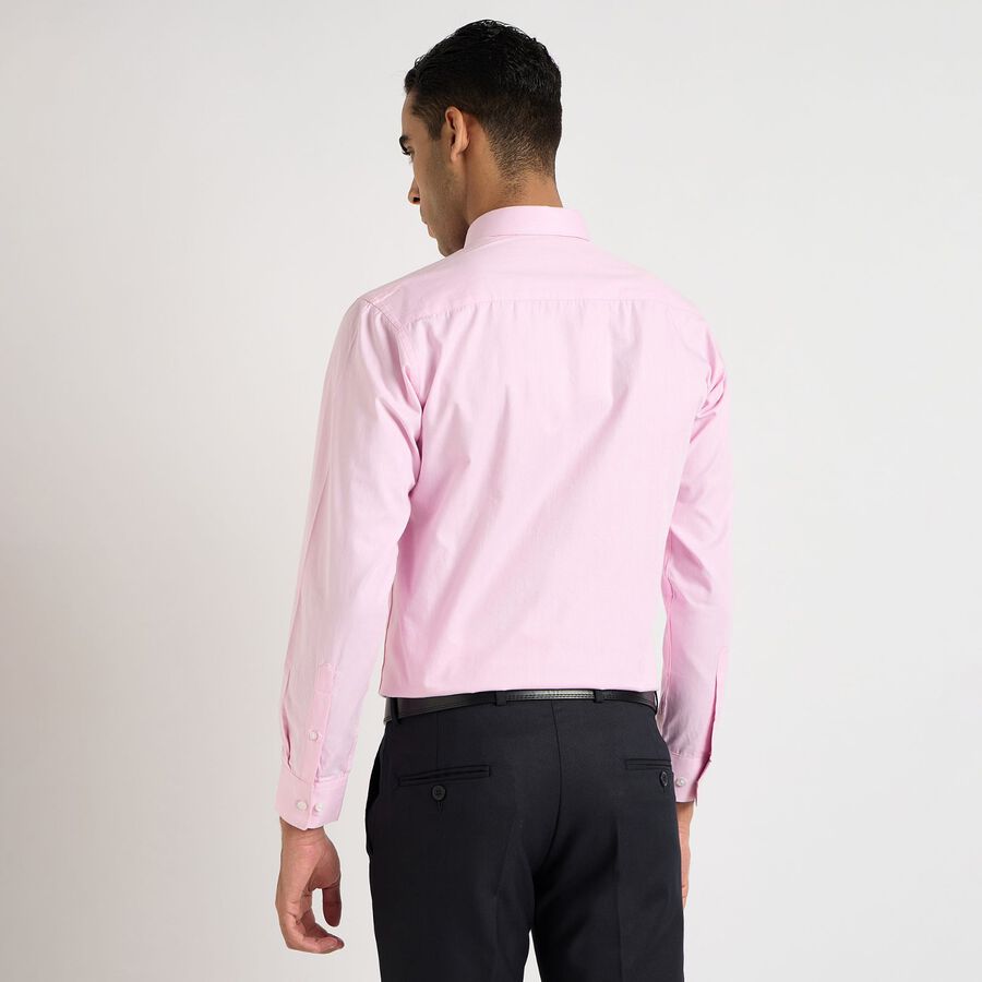 Men's 100% Cotton Formal Shirt, गुलाबी, large image number null