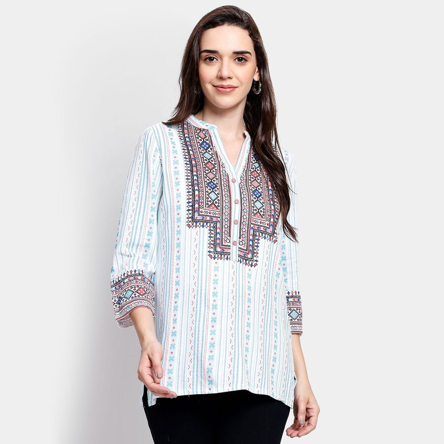 Ladies' Kurti, Light Blue, large image number null