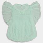 Girls' T-Shirt , हल्का हरा, small image number null