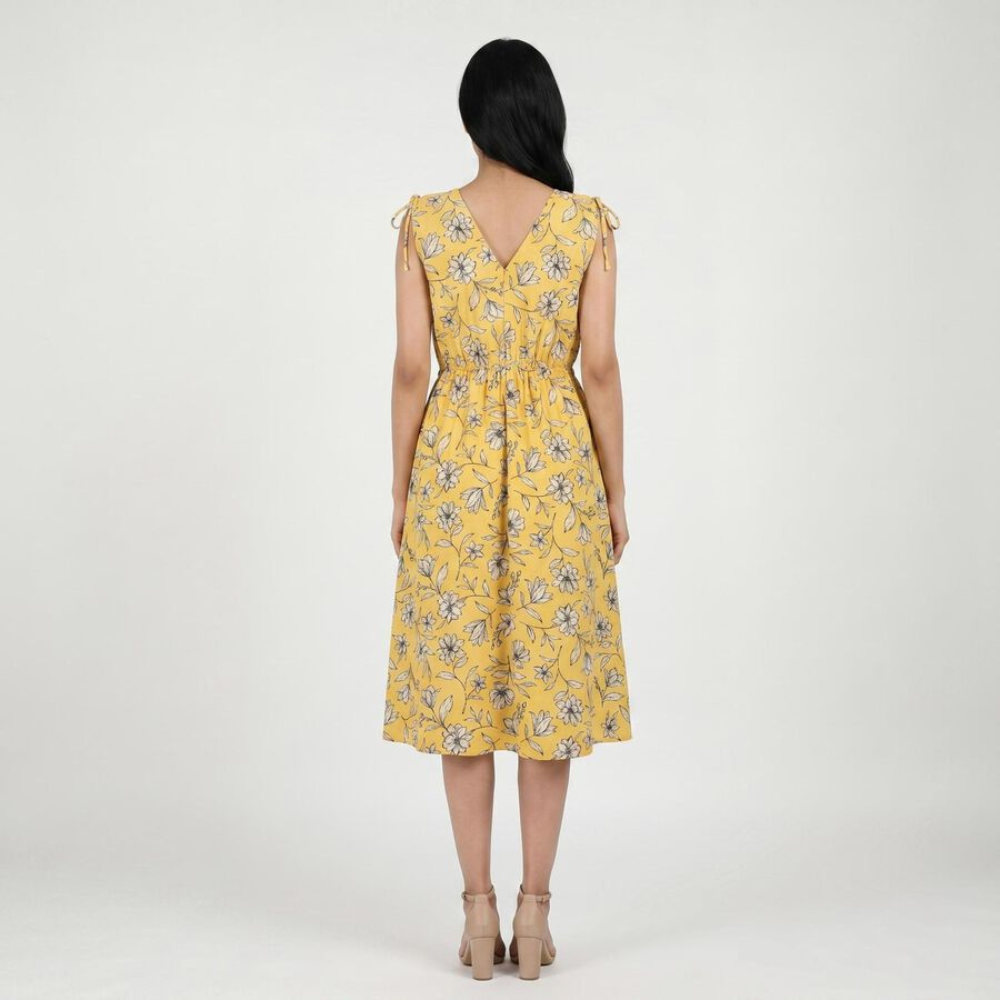 Women Yellow Dress, Yellow, large