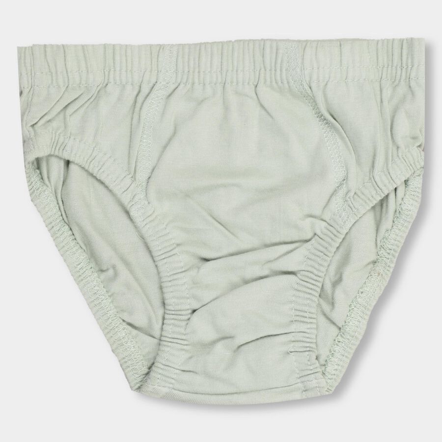 Boys' 100% Cotton Briefs , हल्का हरा, large