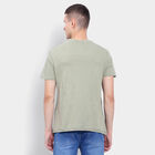 Cotton Round Neck T-Shirt, Light Green, small image number null