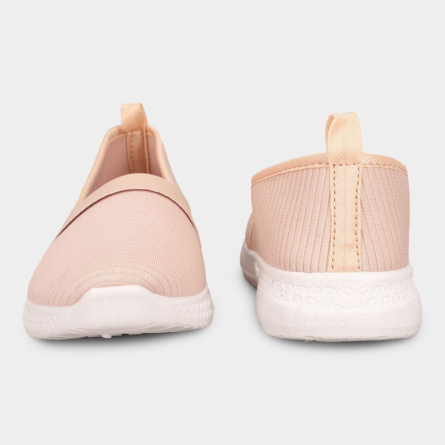 Women's Soft Peach Slip-On Casual Shoes, Peach, large