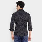 Cotton Casual Shirt, Navy Blue, small image number null